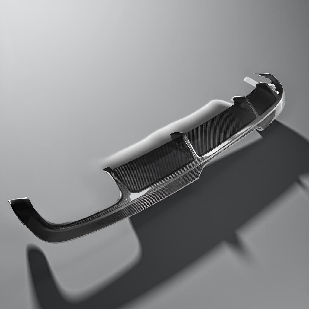 Carbon Fiber Rear Diffuser for Audi TTS & TT MK2 (Type 8J Coupe, 2008-2014)