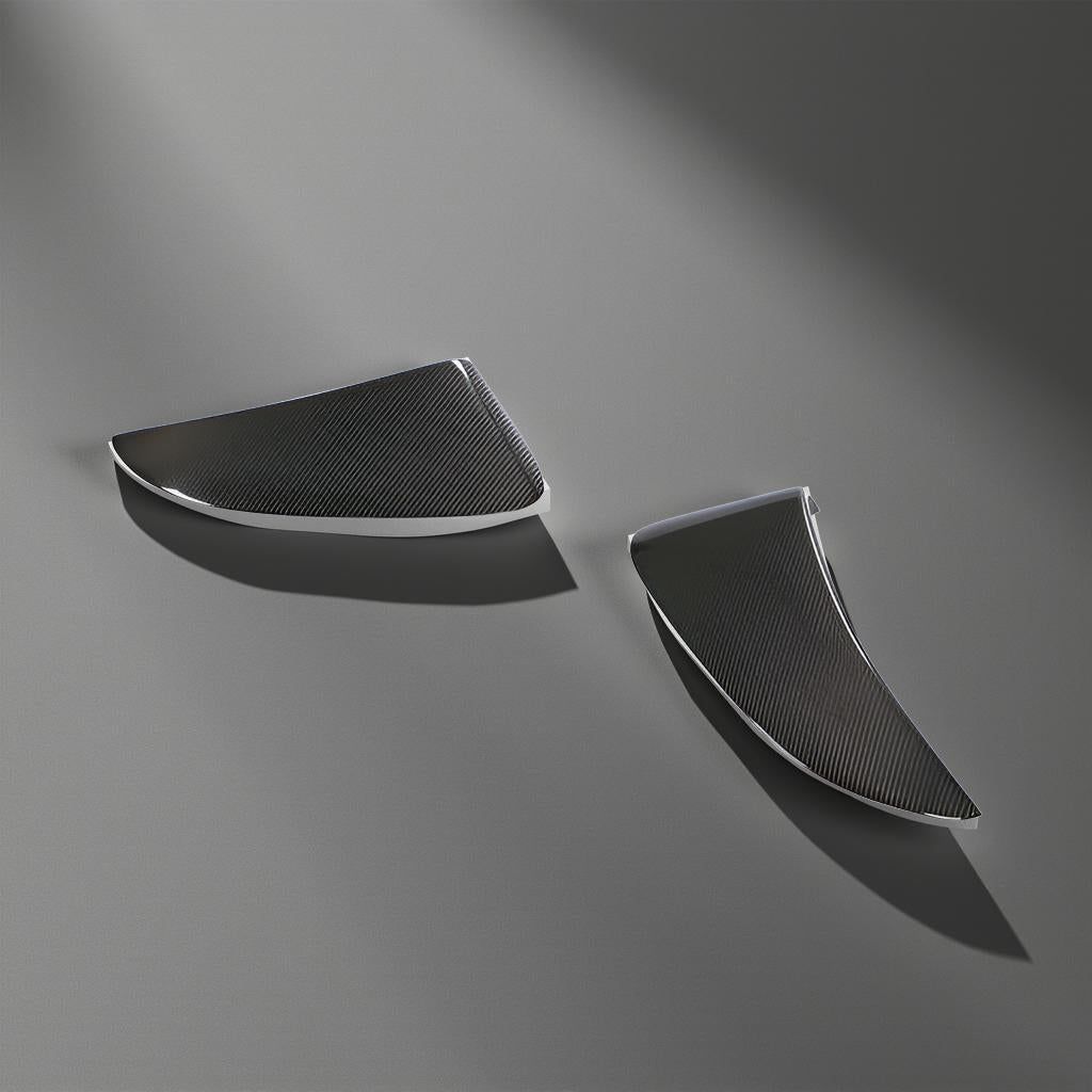 Carbon Fiber Rear Side Door Vent Trim Cover 718 Boxster & Cayman (2016-2018)
