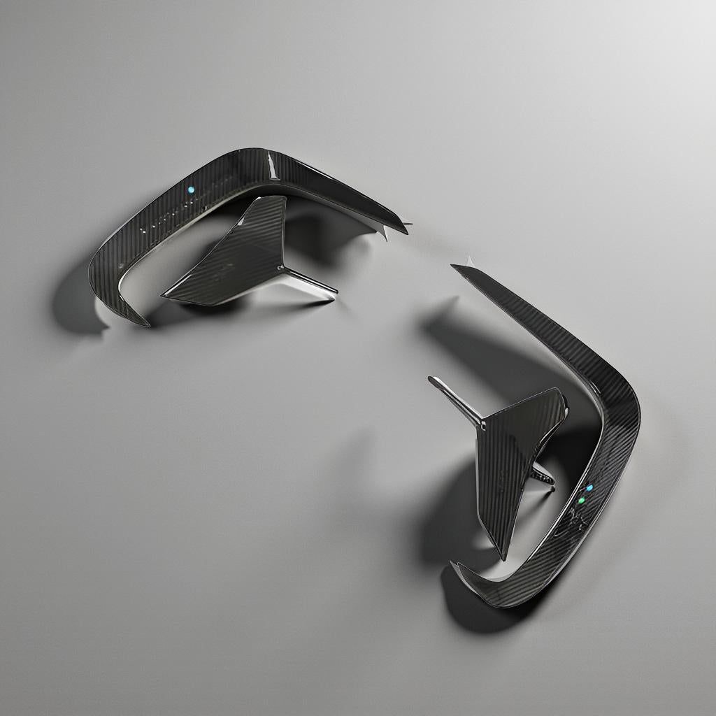 Dry Carbon Fiber Rear Canards for BMW 8 Series M-Sport Convertible (2018-2021) - Set of 4