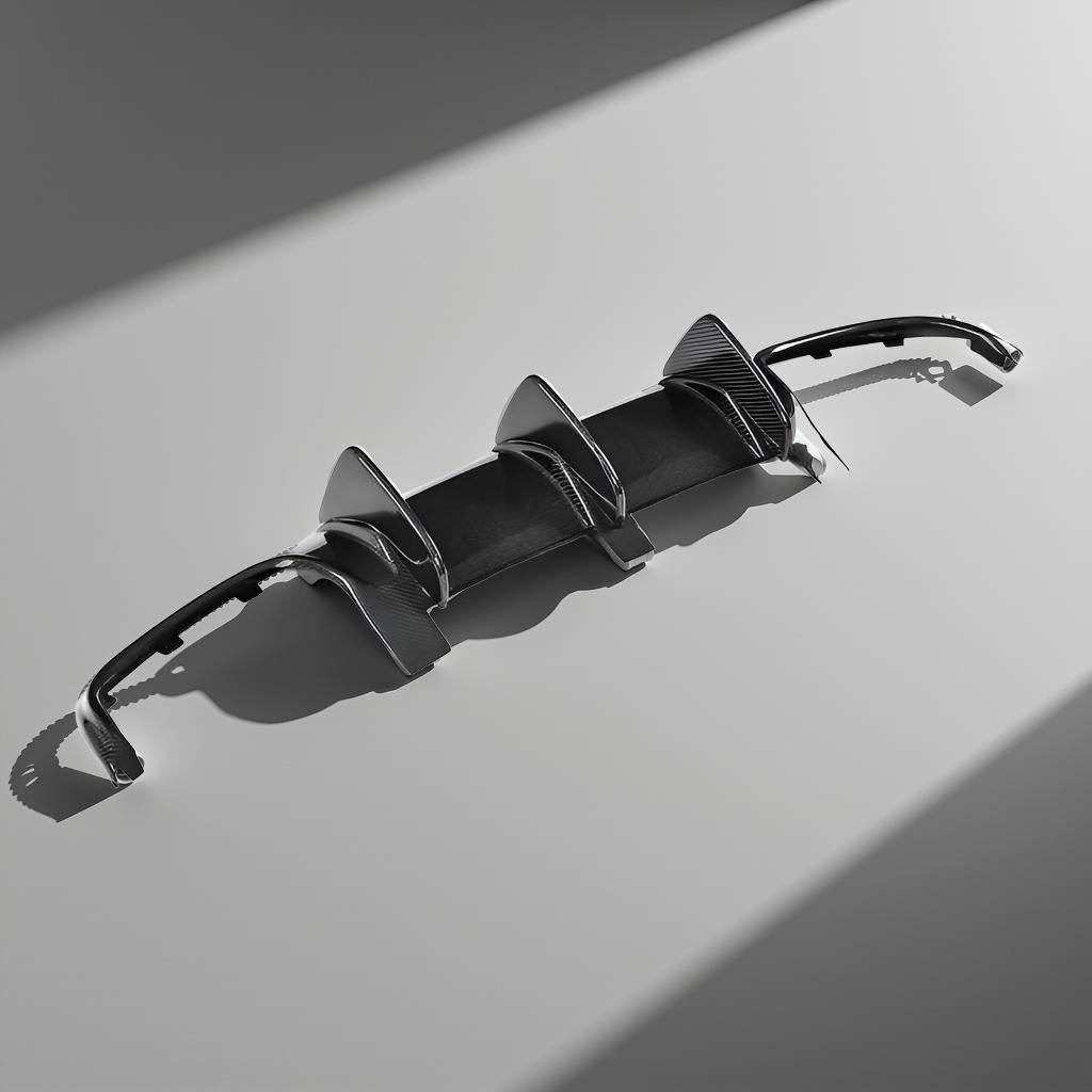 Carbon Fiber Rear Diffuser for Mercedes-Benz C-Class W204 C63 AMG Sedan (2009-2011)