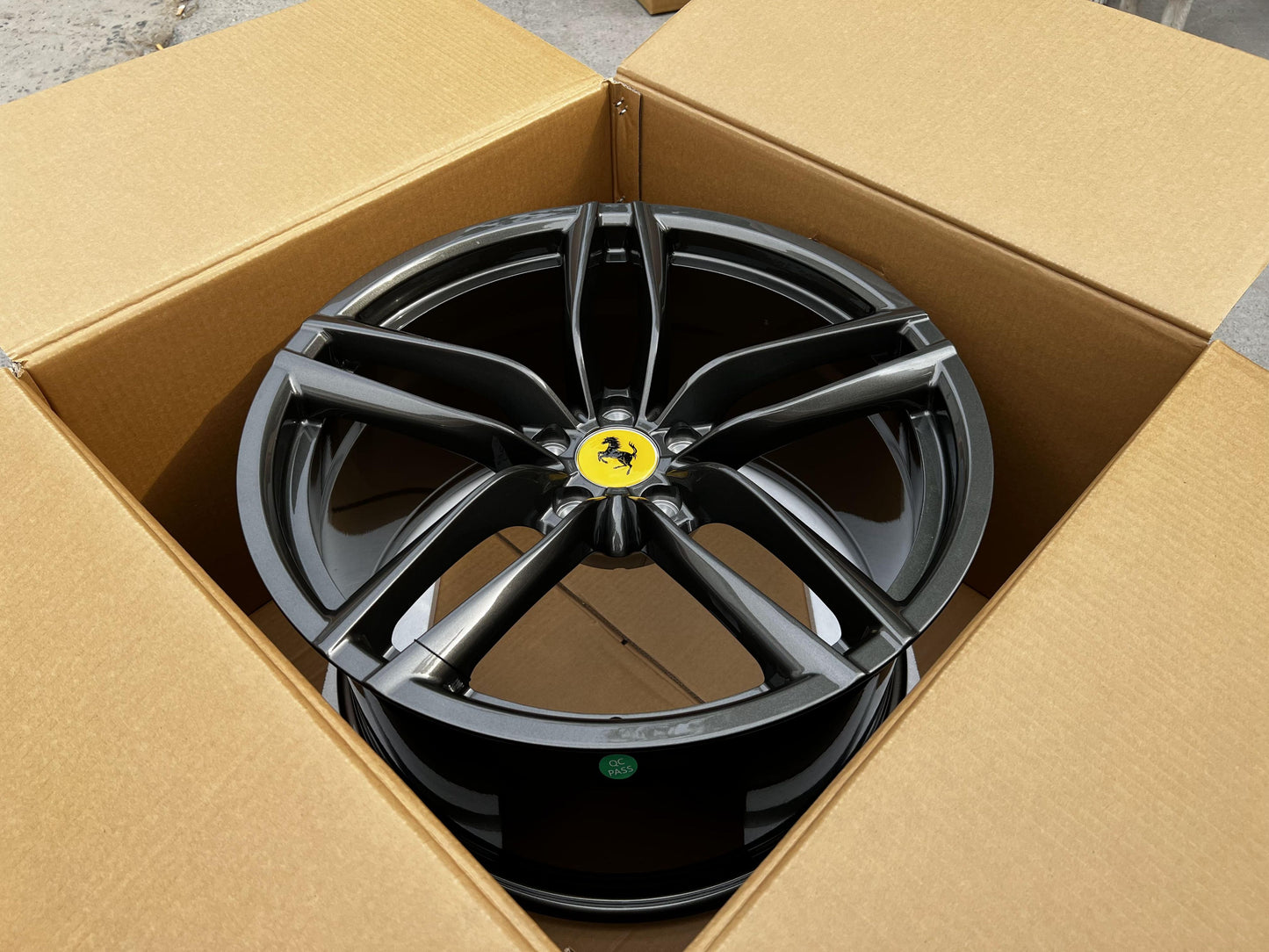 Ferrari Forged Alloy Aluminum Lightweight Rims (5×114.3 Bolt Pattern)