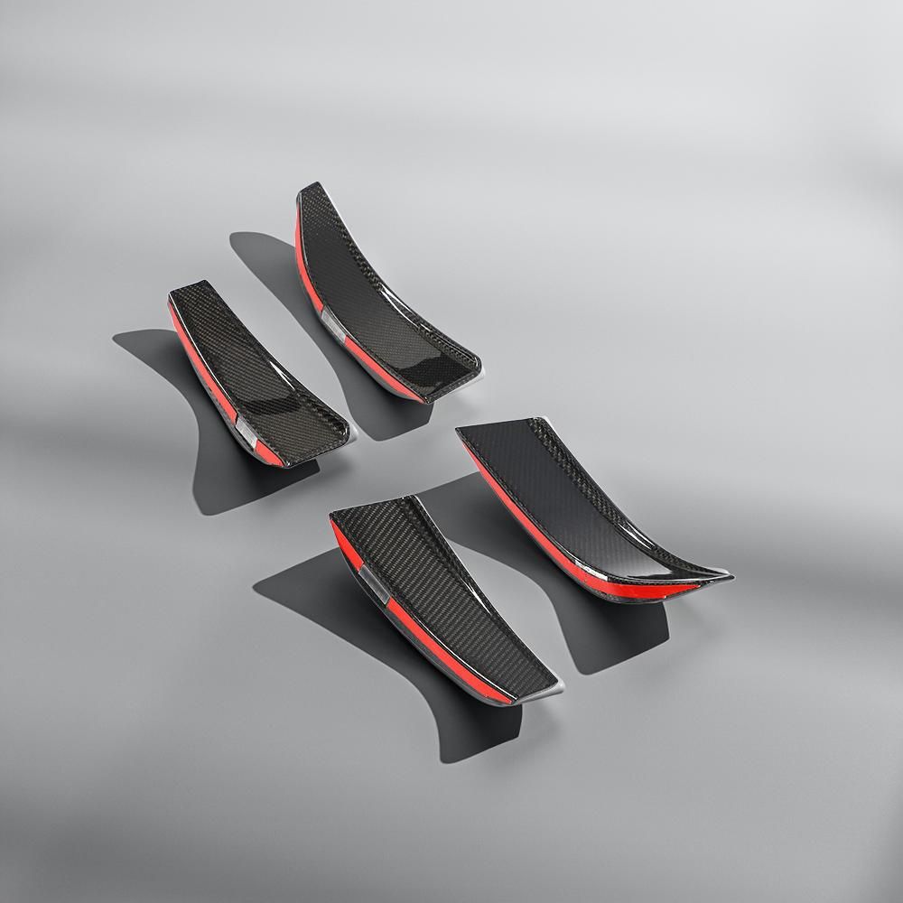 BMW G80 M3 & G82/G83 M4 2D & 4-Door Carbon Fiber Front Canards Vents 2021-2022