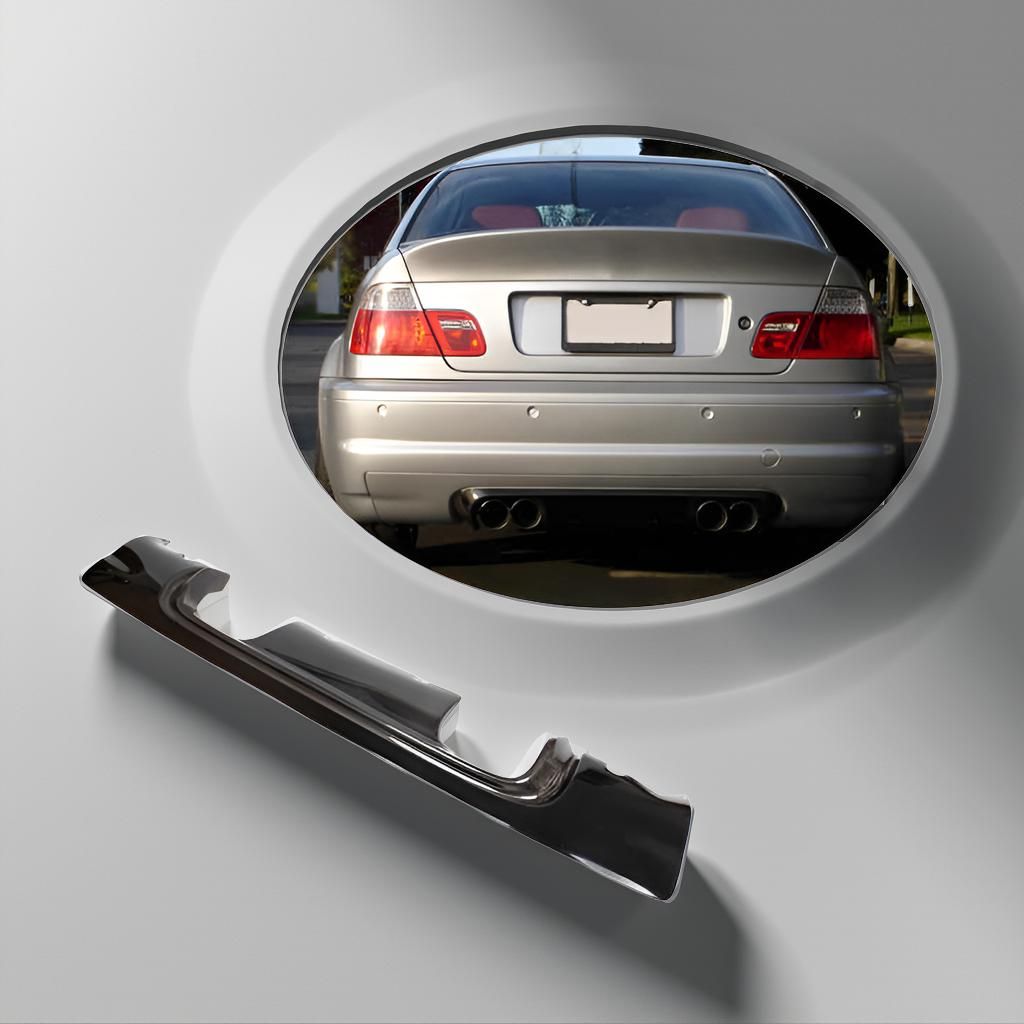 BMW E46 Half Carbon Diffuser Lip