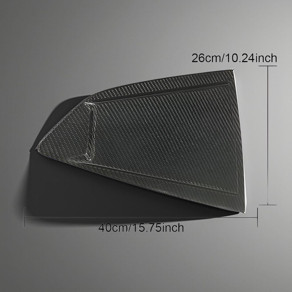 Dry Carbon Fiber Side Window Louver Vents for Chevy Camaro ZL1, RS, or SS 2-Door Coupe (2016-2019)