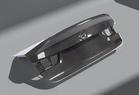 BMW 3 Series G20 Carbon Fiber Rear Trunk Lid Cover 318i, 320i, 330i, 330e, M340i (2020-2023)