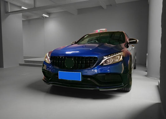 ABS Black Front Grill for Mercedes-Benz C63 AMG S & C Class (W205) (2015-2018)