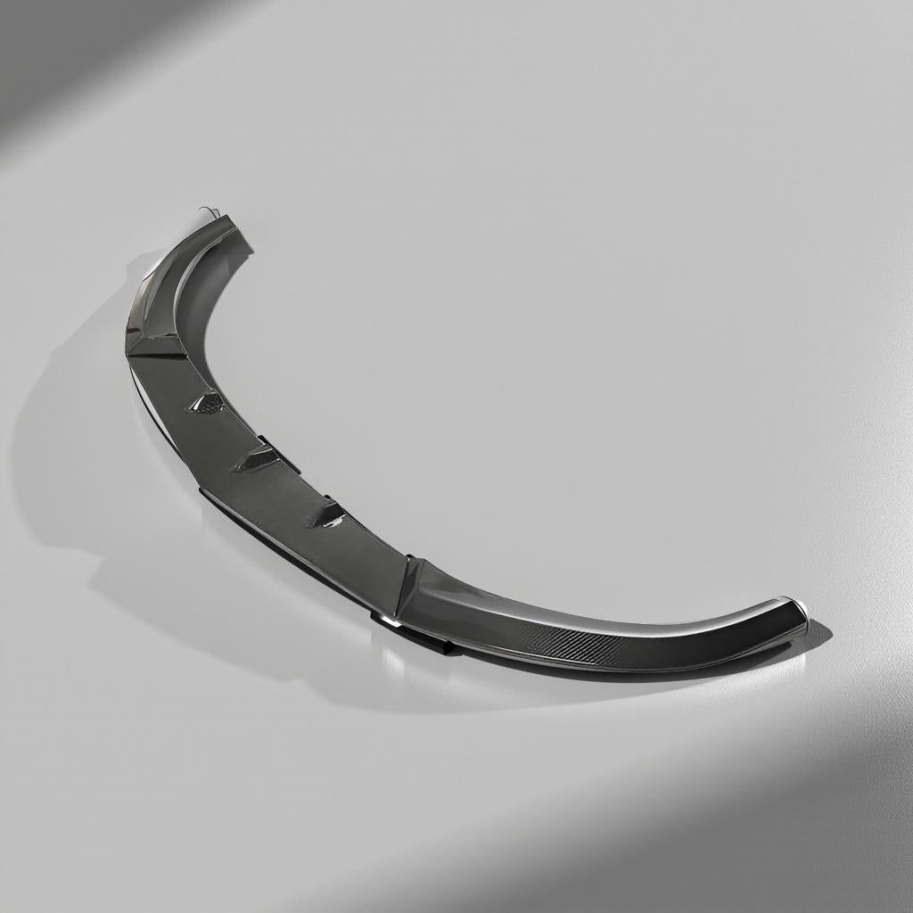 Carbon Fiber Front Center Lip for Mercedes Benz C-Class C205 C63 2015-2021 (3-Piece Set)