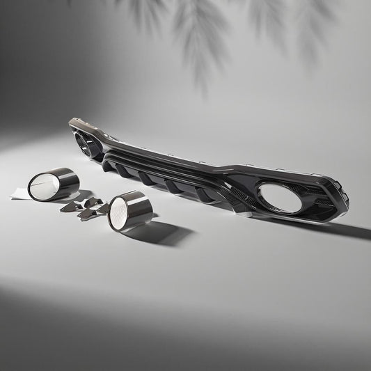 A7 Dry Carbon Fiber Rear Diffuser Lip - Audi A7 Sportback/S Line/S7 Hatchback (2019-2021)