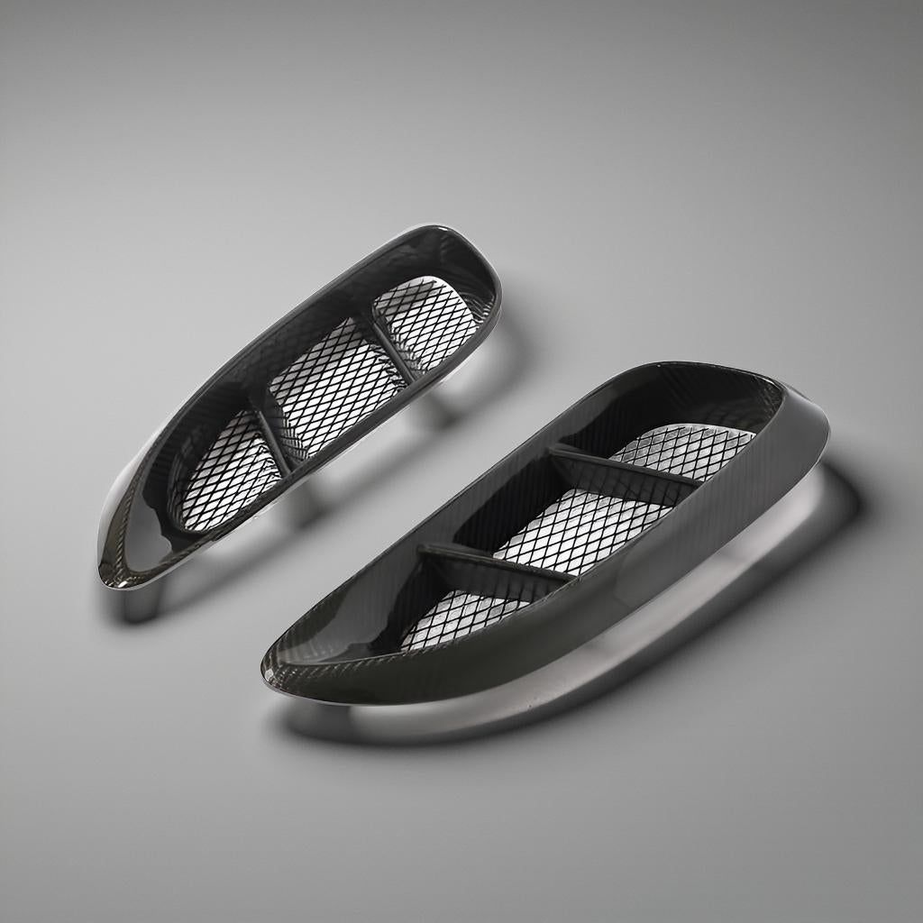 Carbon Fiber Rear Fender & Door Vents for Porsche 718 Boxster or Cayman (2016-2018)