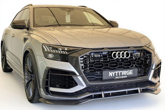 Audi RSQ8 Carbon Fiber Front Lip Spoiler Bumper (2021-2023)