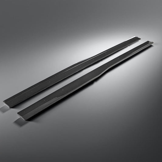 VW Golf MK7 R & R-Line Carbon Fiber Side Skirt Extension