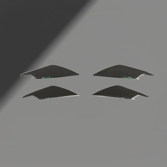 3 & 4 Series Dry Carbon Fiber Front Bumper Fin Canards for BMW G80 M3 & G82/G83 M4 (2021-2022)