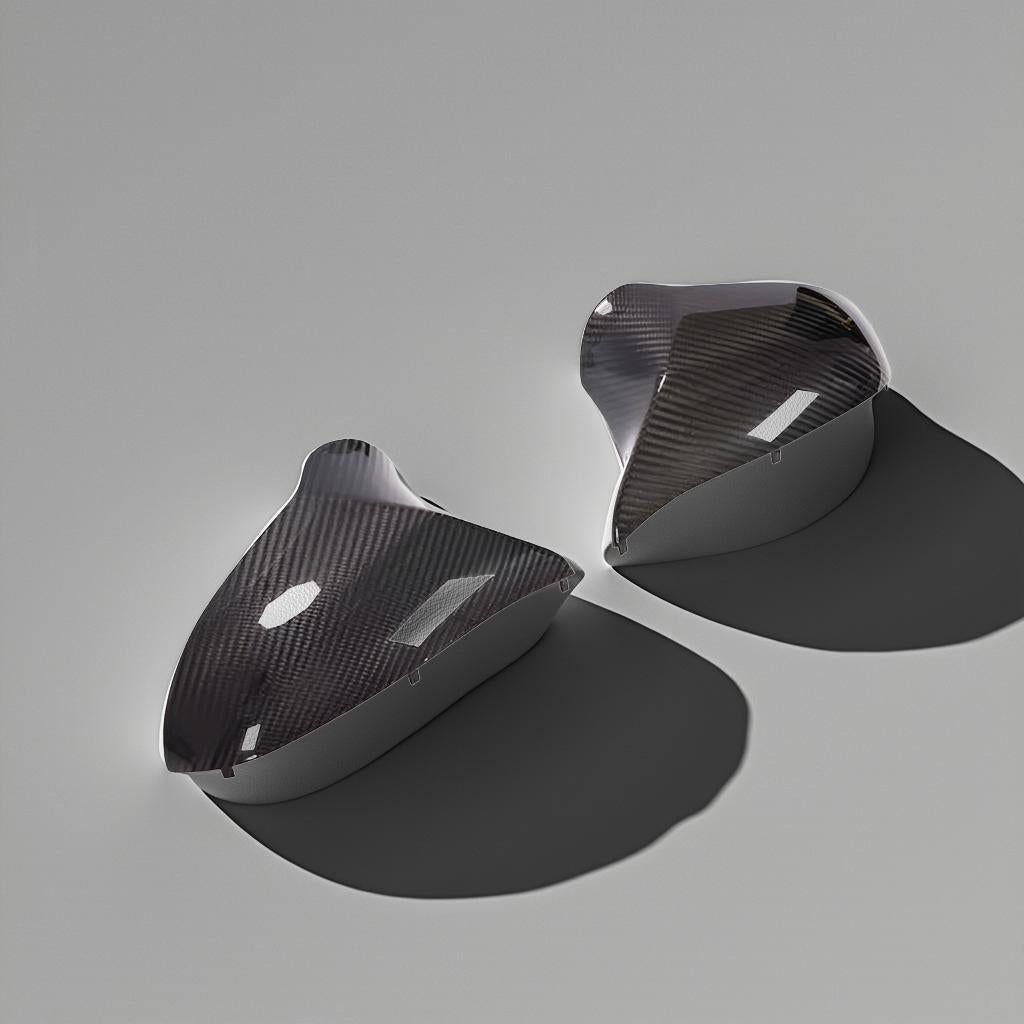 Dry Carbon Fiber Side Mirror Caps for BMW F87 M2C, F80 M3, F82 & F83 M4 (2018-2021)