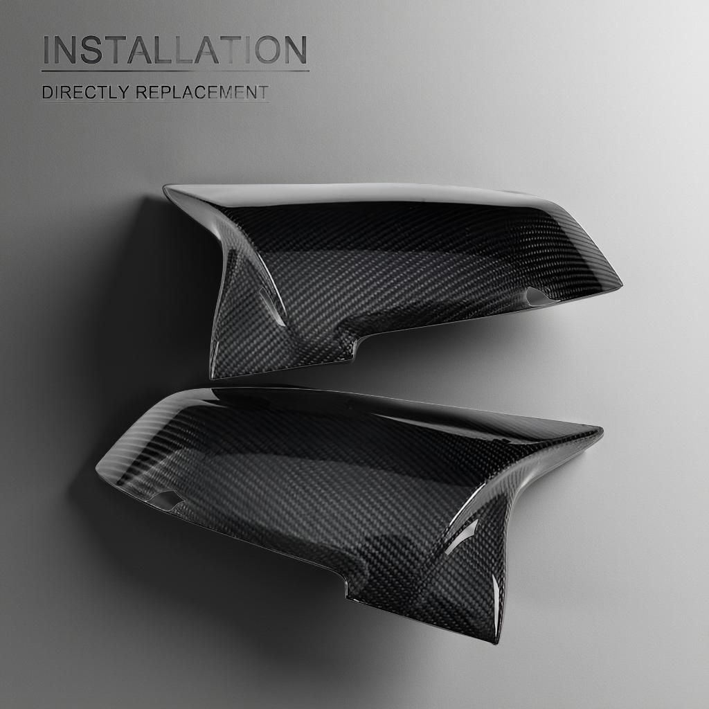 M4 Look F32 Dry Carbon Mirror Covers for BMW F20, F22, F30, F31, F33, F34 GT & F36