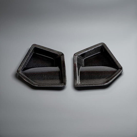 BMW 3 Series G20 G28 LCI M-Sport 320i 330i 2022-2023 Carbon Fiber Front Bumper Vents Winglets