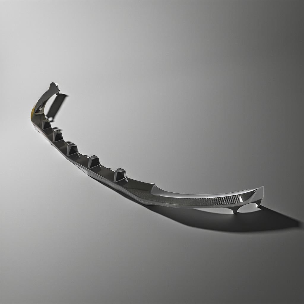 Carbon Fiber Front Spoiler Lip for Mercedes-Benz W205 C180 & C300 Base Models (2015-2018)