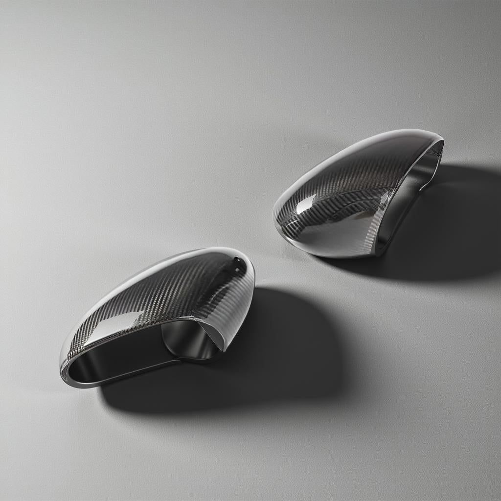 Dry Carbon Fiber Side Mirror Covers for Alfa Romeo Giulia Quadrifoglio Sedan (2015-2018)