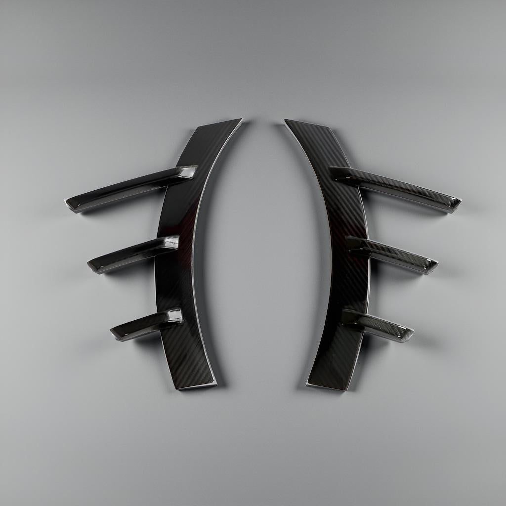 Custom Dry Carbon Fiber Front Fender Arch Trim for 2023 BMW M2 G87 Coupe