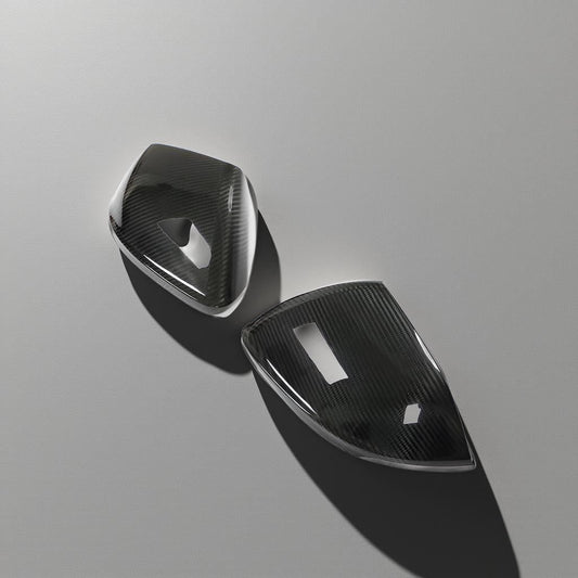 Audi Q8 & RSQ8 Dry Carbon Fiber Mirror Cover (No Lane Assist)