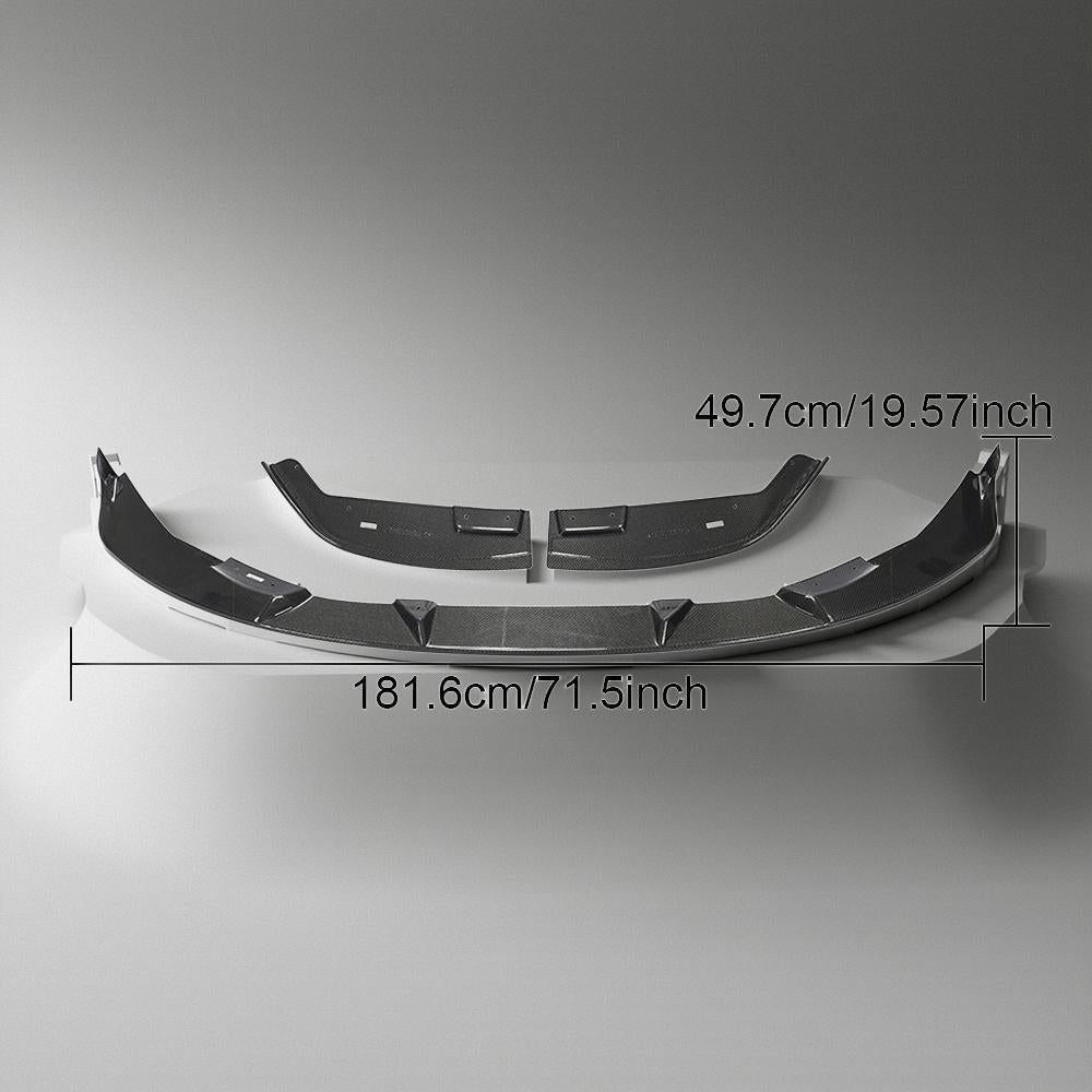Carbon Fiber Front Lip Spoiler for BMW 4 Series G80 M3 & G82 M4 Coupe 2-Door (2021-2022)