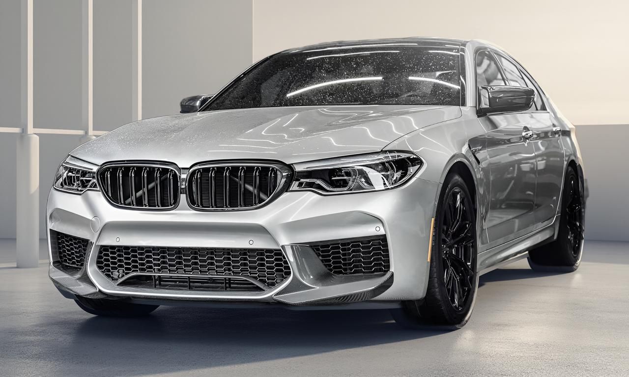 Carbon Fiber Front Splitter Flaps for BMW F90 M5 2018-2019