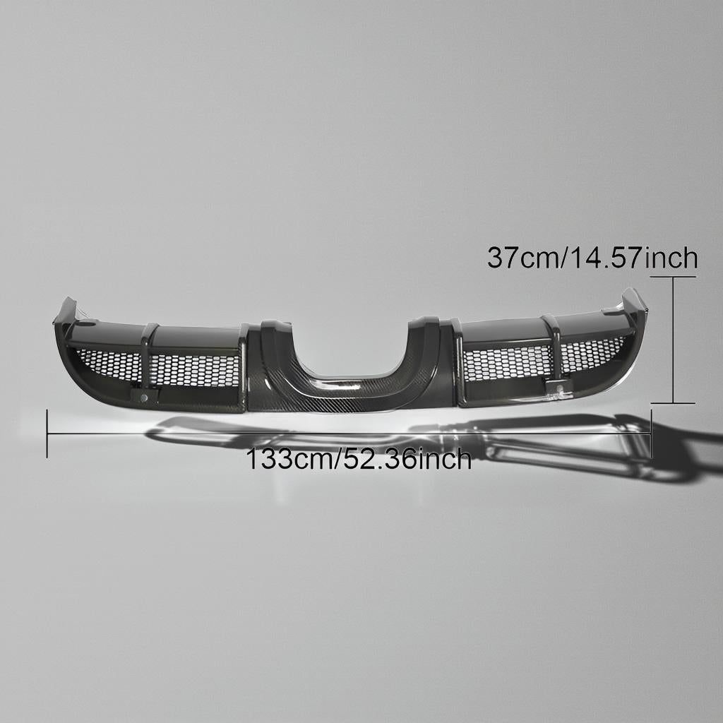 Carbon Fiber Rear Diffuser Porsche 718 Boxster & Cayman (2016-2018)