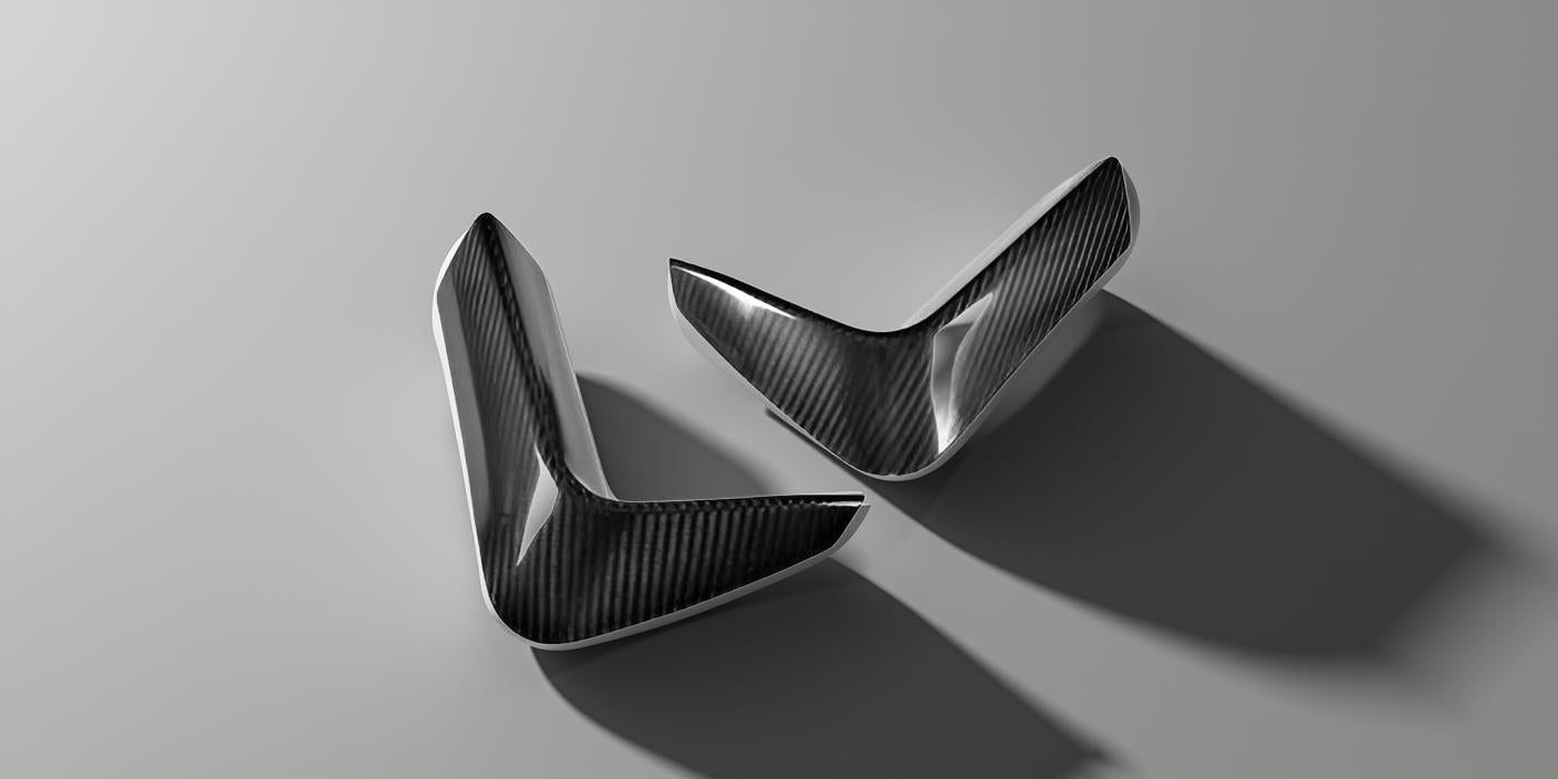 Dry Carbon Fiber Rear Bumper Splitters for BMW F80 M3 & F82 F83 M4 (2014-2018)