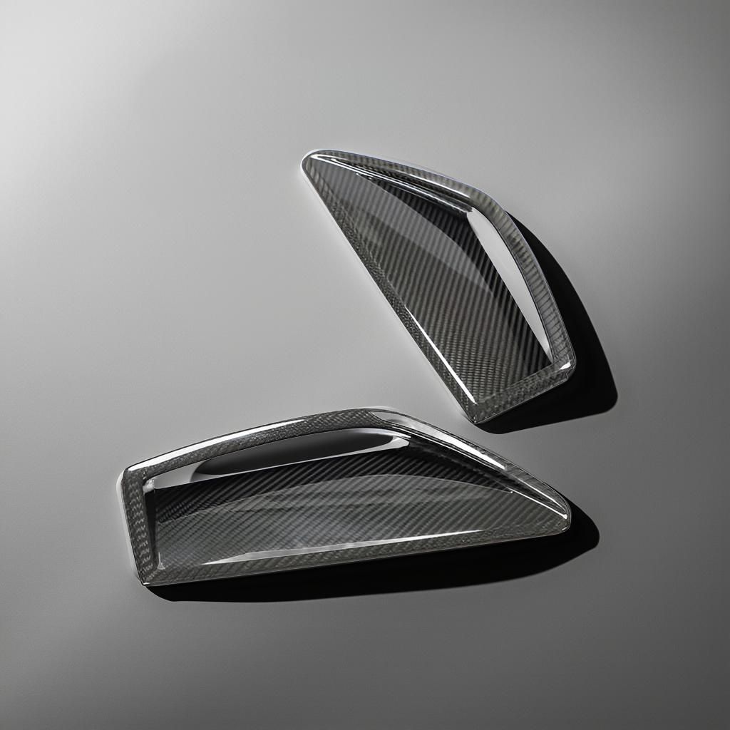 Dry Carbon Fiber Front Bumper Scoop - Audi RS6 Avant