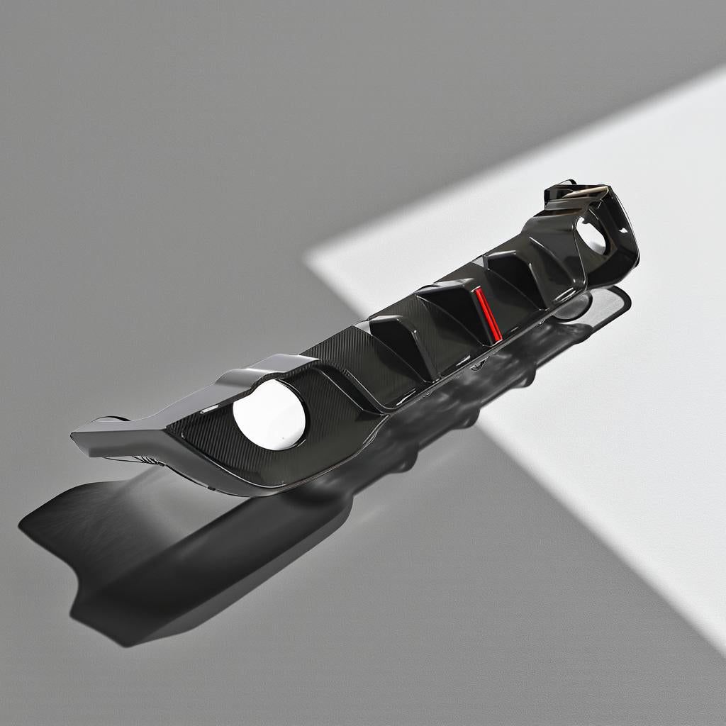 Carbon Fiber Rear Diffuser - VW Golf 8 GTI Hatchback 4-Door (2021-2022)