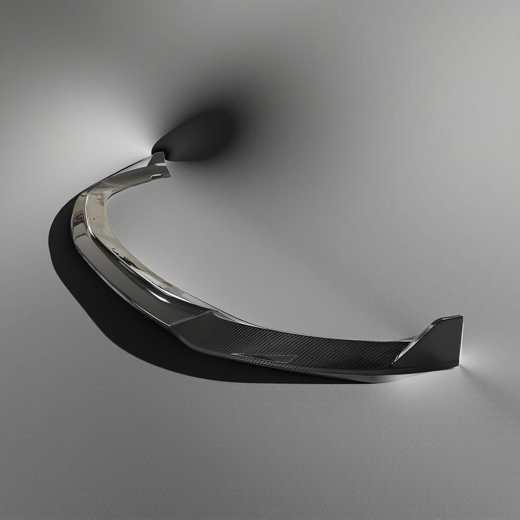 Carbon Fiber Front Lip Diffuser for Mercedes-Benz W213 E350 & E450 AMG Sport Sedan 2020-2021