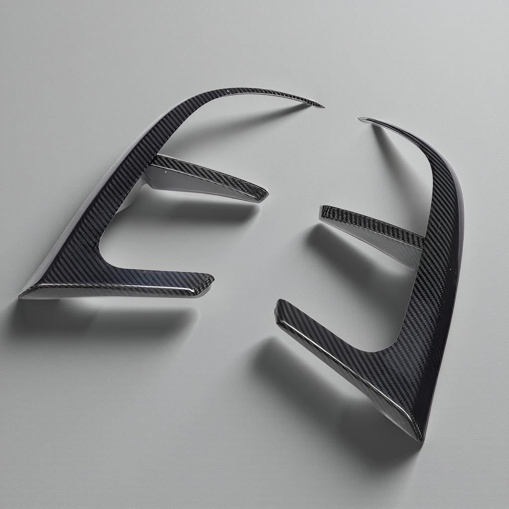 Carbon Fiber Rear Bumper Side Air Intakes - Mercedes CLA C117