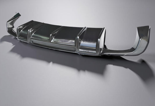 Audi A3 8V SLINE S3 Carbon Fiber Rear Valance & Bumper Lip (2014-2016)