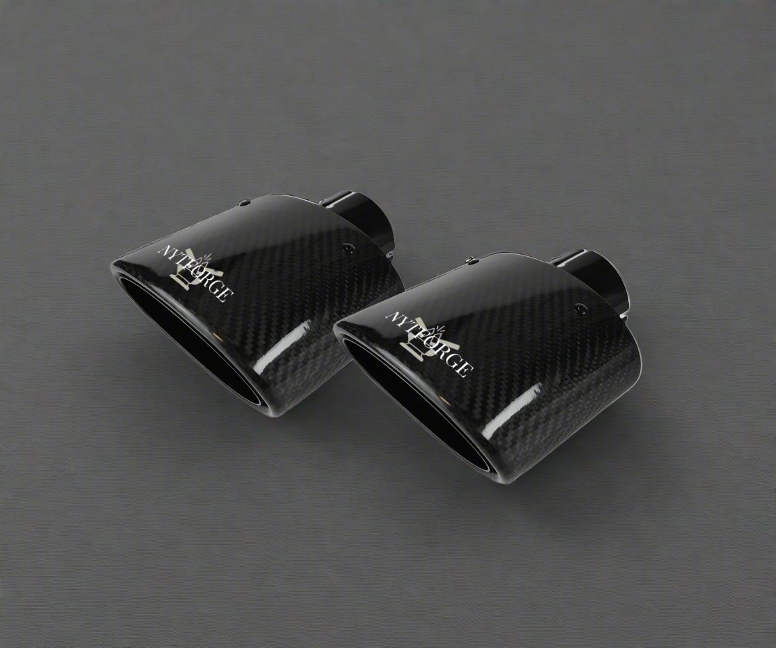 Nytforge Universal Oval Carbon Fiber Exhaust Tip