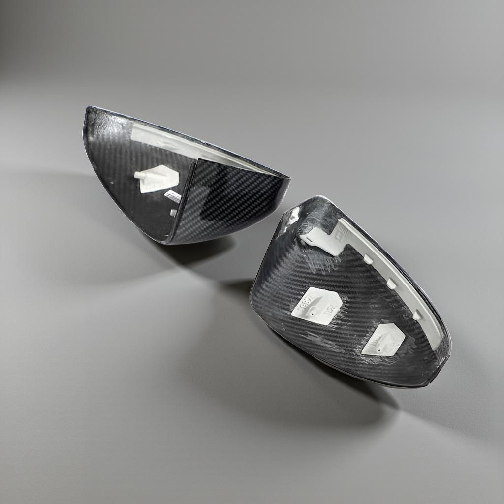 2023 Facelift Dry Carbon Fiber Mirror Caps for Audi R8 Performance Coupe 2-Door