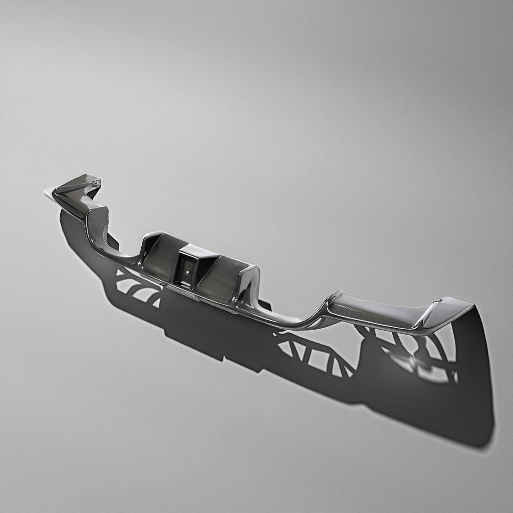 Carbon Rear Lip Diffuser with Lights for BMW F82 M4 GTS Coupe 2-Door and F80 M3 Sedan 4-Door (2015-2019)