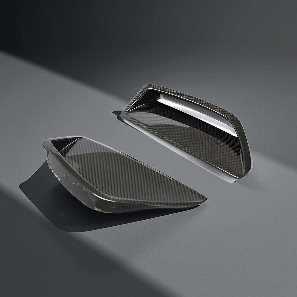 Dry Carbon Fiber Front Bumper Scoop - Audi RS6 Avant