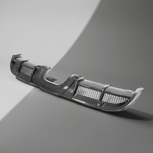 Porsche 718 Boxster & Cayman 2016-19 Carbon Fiber Rear Diffuser