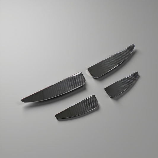 Audi R8 V10 Dry Carbon Fiber Front Blades & Bumper Canards (2023)