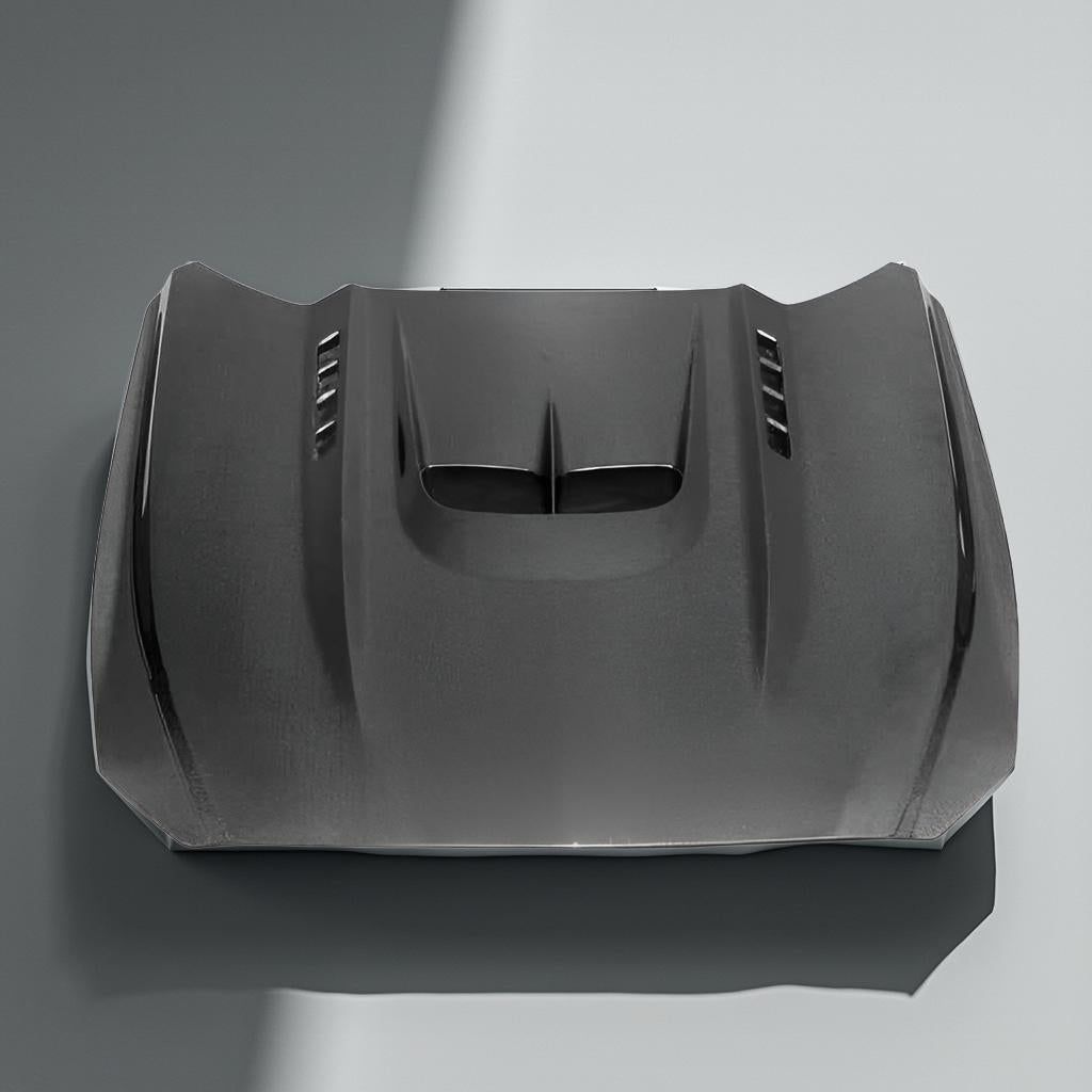 Real Carbon Front Hood & Engine Cover Body Kit for Ford Mustang (2015-2017)