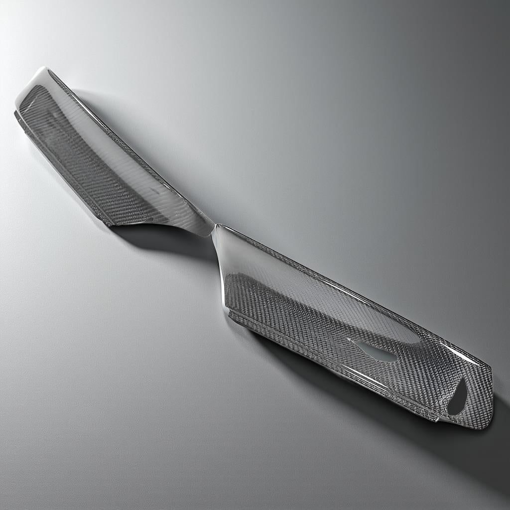 E46 CSL Carbon Fiber Front Bumper Splitters & Diffuser for BMW E46