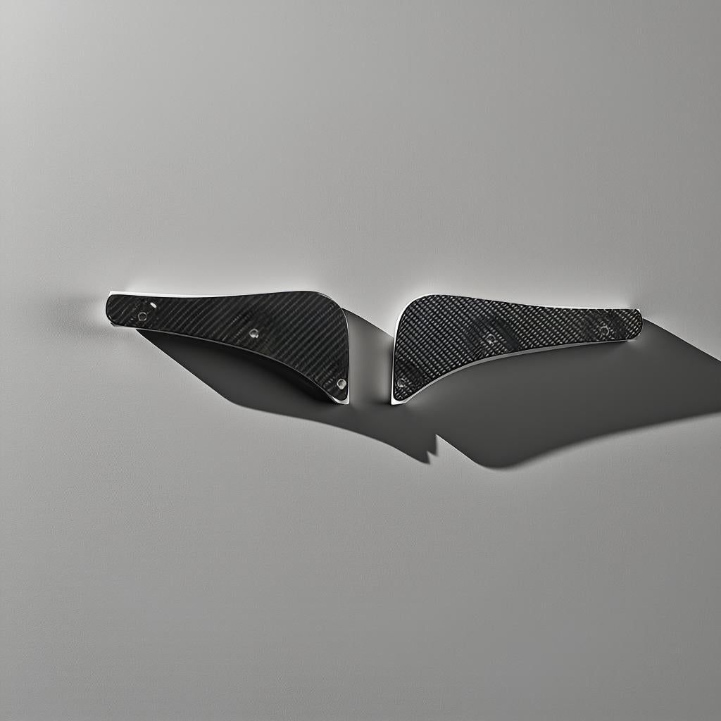 4 Series Carbon Front Splitter & Flash Mud Guard for BMW M3 F80 & M4 F82/F83 (2014-2018)