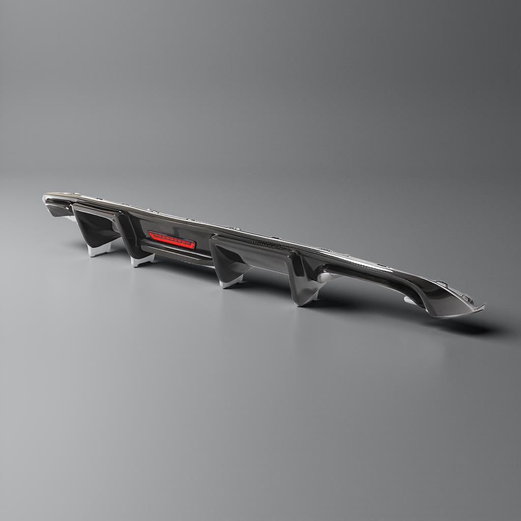 Audi A6 C7 Sedan Carbon Fiber Rear Diffuser (2016-2018)
