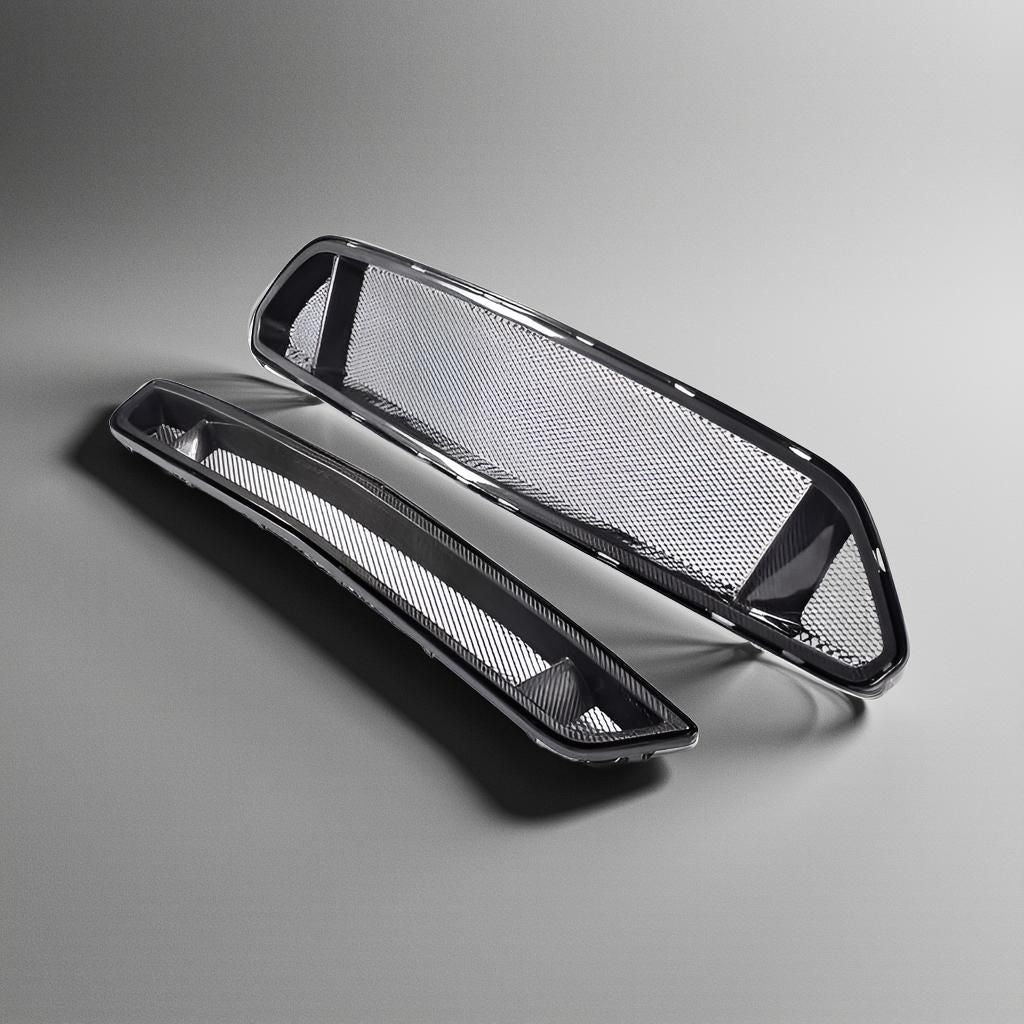 Carbon Fiber Front Grille for Ford Mustang GT or Shelby GT350R Coupe 2015-2017
