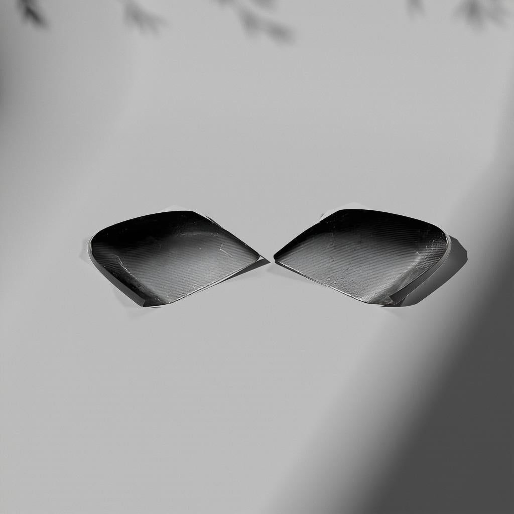 Stick-On Dry Carbon Fiber Mirror Covers for Chevrolet Corvette C8 2020-2021