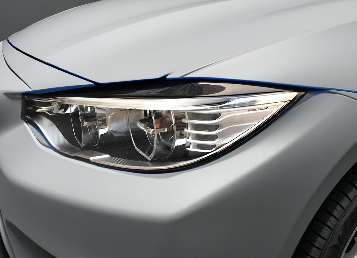 Carbon Fiber Headlight Eyelid Cover Trims for BMW F80 M3 & F82/F83 M4 & F32/F33/F36 (2014-2018)