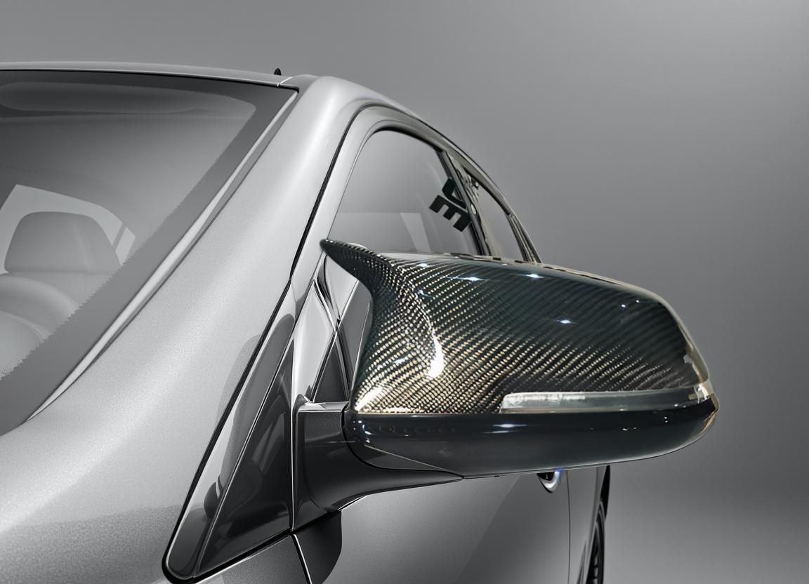Dry Carbon Fiber M3 Style Mirror Caps for BMW F20, F22, F31, F34 GT, F32, F33, F36 (2014-2019)