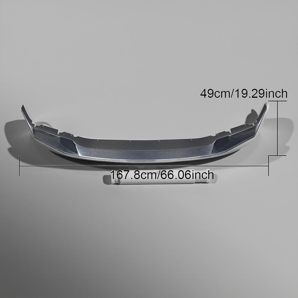 F90 M5 Carbon Fiber Front Lip Splitter for BMW 5 Series Sedan 2018-2019 Pre LCI