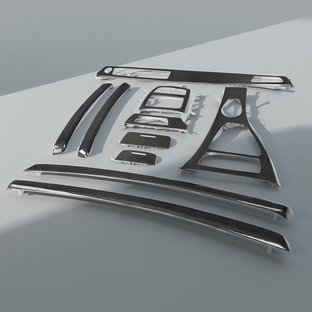 2006 BMW 3 Series E92 Carbon Fiber Trim Interior Decoration (Long Version)