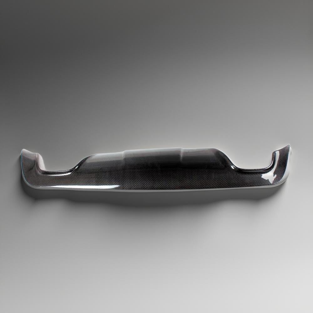 Carbon Fiber Rear Diffuser Lip for Dual Quad Pipes, 2005-2008 BMW E60 M-Tech