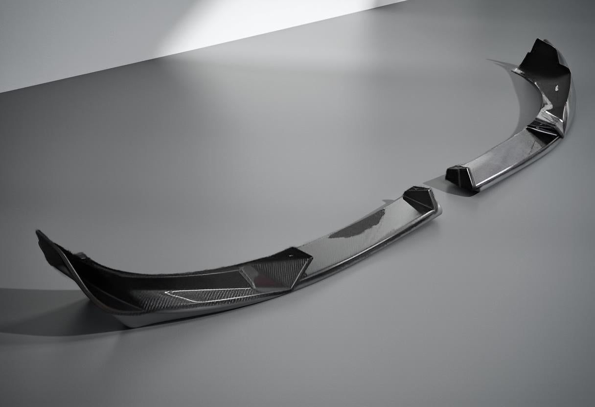 Carbon Fiber Front Bumper Lip Spoiler for BMW X3 G01 & iX3 & X4 G02 (2023-2024)